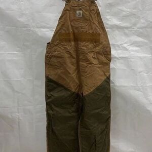 Men's Carhartt Brown Multi-Layer Durable Work Overalls 44x32